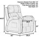 iAmerica Givens Black Power Recliner with Power Headrest and Lumbar-1