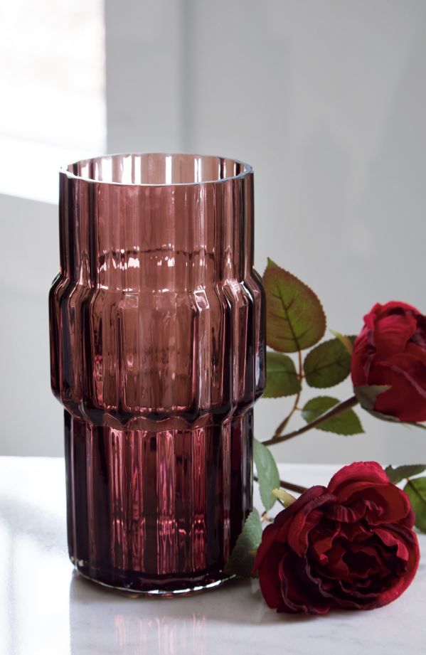 Signature Design by Ashley® Dorlow 2-Piece Mauve Vase Set-4