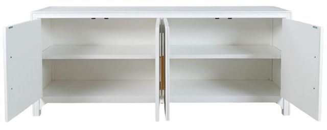 Jofran Inc. Gramercy Blanc 4-Door Accent Cabinet-3