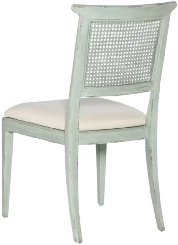 Hooker® Furniture Charleston Haint Blue/Oyster Dining Side Chair-3
