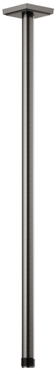 Brizo Essential™ Brilliance® Luxe Steel® Ceiling Mount Shower Arm and Square Flange-0