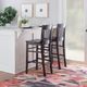 Linon Jericho 2-Piece Brown Bar Stool Set-1