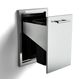 XO 20" Stainless Steel Outdoor Trash Roll Out Drawer-1