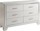 Signature Design by Ashley® Lonnix 5-Piece Silver Queen Panel Bed Set-2