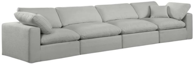 Meridian Furniture Comfy 4-Piece Gray Sofa -0