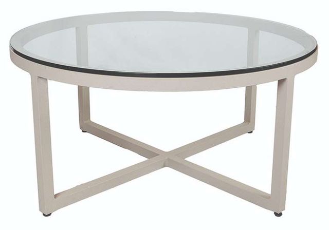 Lane Venture® Contempo Off-White Round Cocktail Table-0