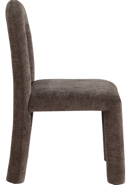 Meridian Furniture Amari Brown Upholstered Dining Chair-2