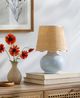 Surya Stella Glazed Blue Table Lamp-5
