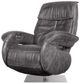 Fornirama 74 Black Power Swivel Recliner with Power Adjustable Headrest-0