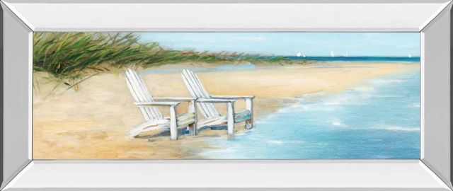 Classy Art Water View II by Sally Swatland Mirrored Frame Wall Art-0
