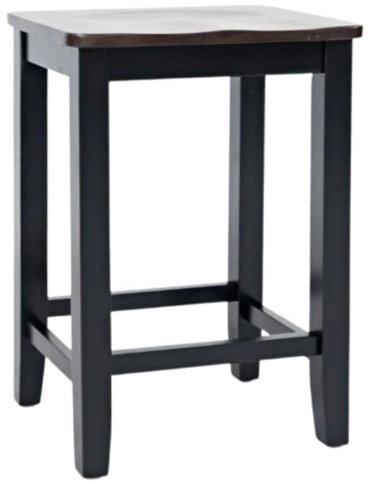 Jofran Inc. Asbury Park 5-Piece AP Black/Autumn Brown Dining Set-3