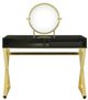 ACME Furniture Coleen Black/Gold Vanity Desk-1