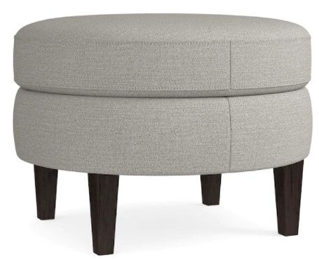 Bassett® Furniture Delway Gray Large Round Ottoman-0
