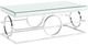 Elements International Pearl 2-Piece Chrome Occasional Table Set-1
