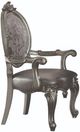 ACME Furniture Versailles 2-Piece Antique Platinum/Silver Arm Chair Set-0