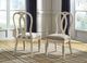 Signature Design by Ashley® Realyn Chipped White Upholstered Dining Side Chair-4