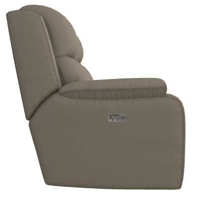 La-Z-Boy® Dorian Fossil Power Reclining Loveseat with Headrest and Lumbar-2