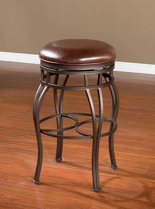 American Heritage Billiards Bella Pepper Backless Bar Stool-1