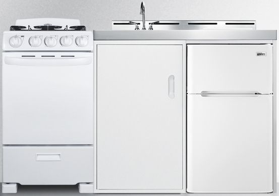 Summit® 60" White All-In-One Kitchenette-0