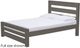 Crate Designs™ Furniture TimberFrame Graphite Twin Bed-0