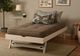 Kodiak Furniture Boho Linen Stone/White Twin Pop Up Bed with Mattress-4