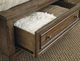 Signature Design by Ashley® Flynnter Medium Brown Queen Storage Footboard-1