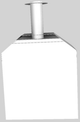 Vent-A-Hood® A Series 36" White Retro Style Wall Mounted Range Hood-1