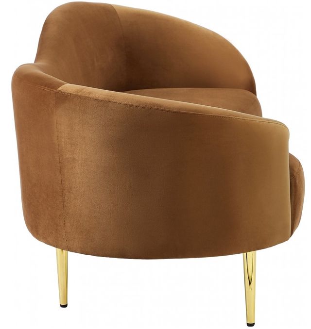 Meridian Furniture Ritz Saddle Velvet Sofa-2