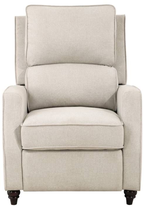 Homelegance® Loveland Beige Push Back Reclining Chair-2
