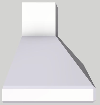 Vent-A-Hood® 48" White Wall Hood-1