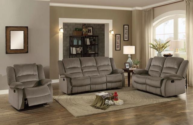 Homelegance® Jarita Chocolate Manual Recliner-1