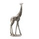 A & B Home Silver Standing Giraffe-3