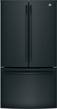 GE® 36 in. 27.0 Cu. Ft. Black French Door Refrigerator