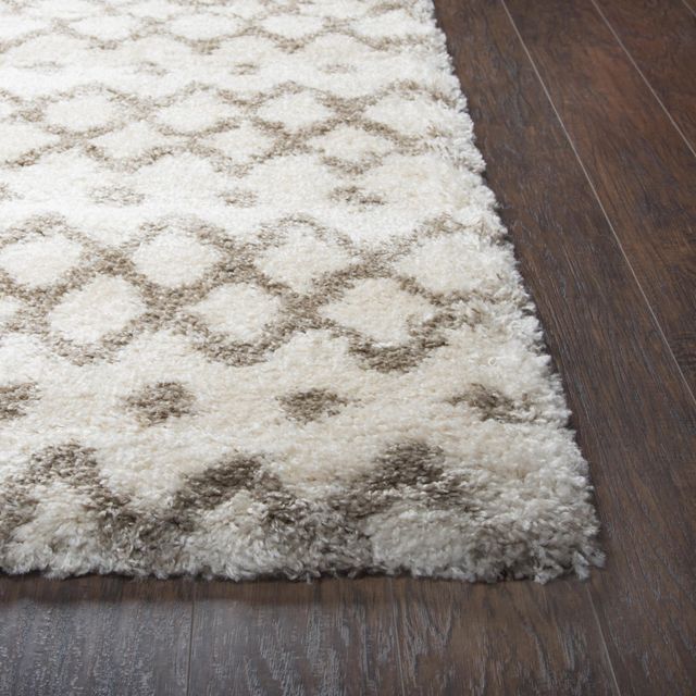 Rizzy Home Adana Cream 7'10" x 10'6" Rug-3