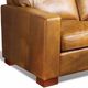 Campio Furniture Legacy Leather Beaumont Dark Yellow Sofa-1