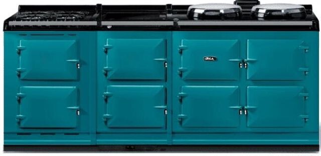 AGA™ eR7 210 Classic Cast Iron 83" Salcombe Blue Pro Style Dual Fuel Range-0