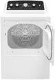 GE® 7.2 Cu. Ft. White Electric Dryer with Extended Tumble-1
