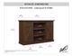 Bell'O® Cottonwood Espresso TV Stand-2