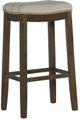 Linon Claridge Brown/Natural Bar Stool-0