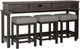 Liberty Furniture Tanners Creek 4-Piece Graystone Console Table Set-0