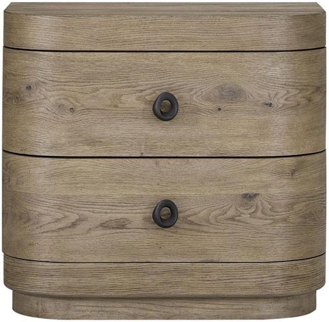 Bernards Pagosa Brown Large 2-Drawer Nightstand-2