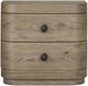 Bernards Pagosa Brown Large 2-Drawer Nightstand-2