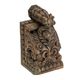 A & B Home Copper Carved Peacock Panel-0