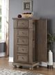 New Classic® Home Furnishings Allegra Pewter Swivel Chest-1
