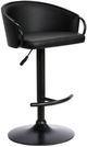 Armen Living Montego Black Adjustable Height Stool-0