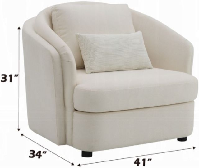 ACME Furniture Mariko Beige Chair-2