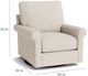Bassett® Furniture Customizable True Custom® Roll Arm Swivel Chair-4