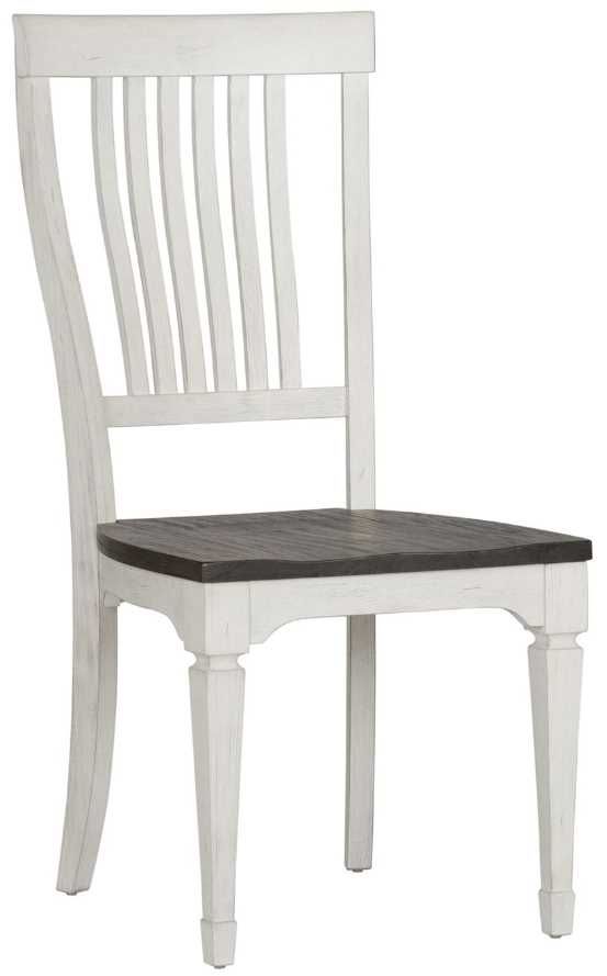 Liberty Furniture Allyson Park Charcoal/Wirebrushed White Side Chair-0