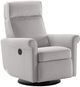 Luonto Furniture Rolled Rene Power Recliner-0