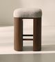 Rowe® Customizable Kindred Counter Stool in Sesame Legs-1